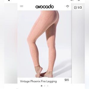 Avocado Peach Leggings